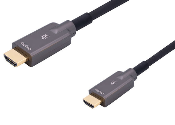 "Câble à fibre optique HDMI ultra-haut débit". Transmission 4K/8K, zéro latence.