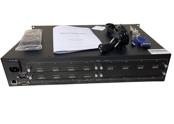 Commutateur de matrice HDMI 8 en 4 Gérer efficacement plusieurs appareils