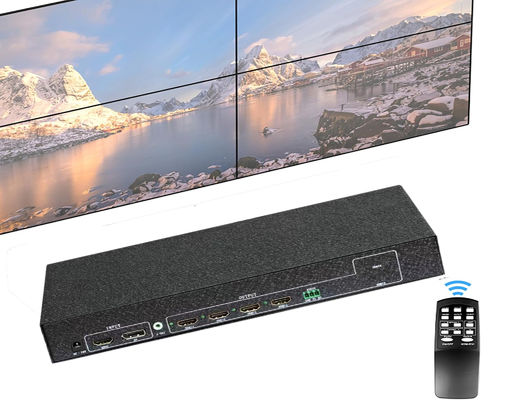 Contrôleur de paroi vidéo LCD 4K 30Hz 2x2 Multi-moniteur Processeur de splicing