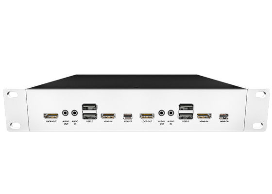 Nœud TX/RX à matrice KVM à fibre modulaire avec 4K604:44 Sortie, SFP et carte murale vidéo Compatible avec le commutateur KVM en fibre