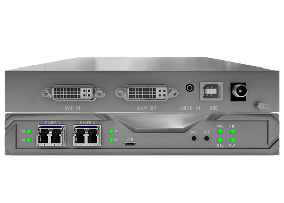 Matrice KVM fibre avec interface LC, 40 ports et alimentations redondantes non prise en charge