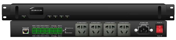 Contrôleur d'automatisation AV programmable avec gestion à distance basée sur le Web et contrôle par écran tactile
