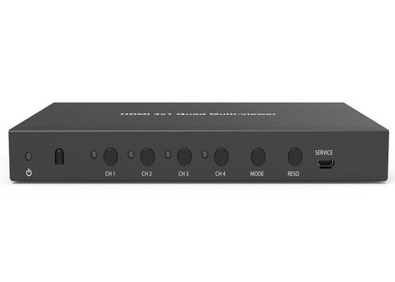 Résolution maximum de vidéo du quadruple 4x1 Multiviewer 1920×1080P 60Hz de HDMI