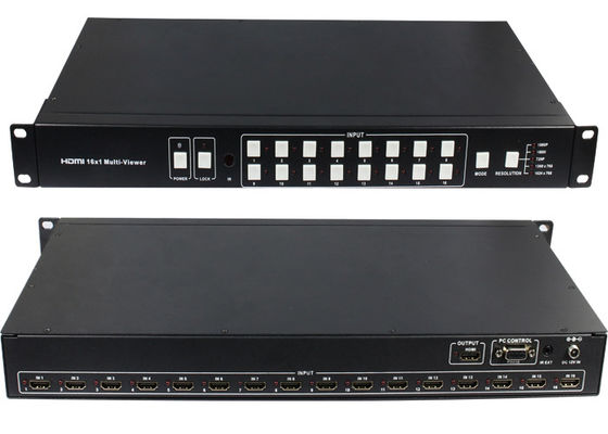 16 entrez 1 produisent 16 ports HDMI Multiviewer avec le changeur sans couture