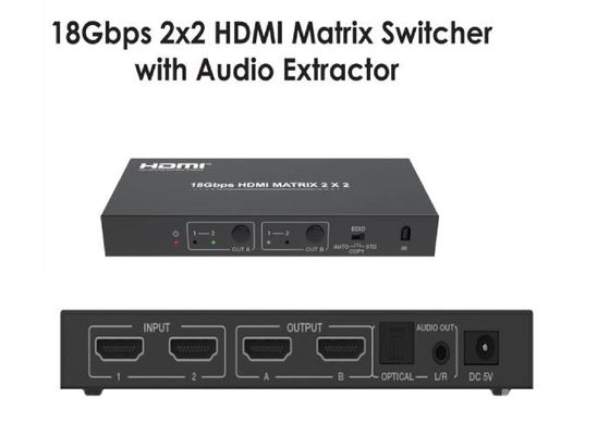 changeur de 18Gbps HDMI Matrix