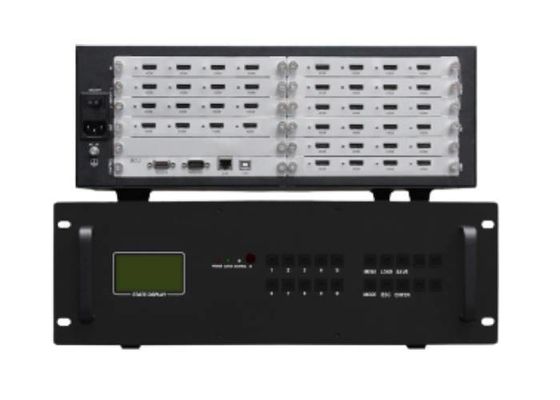16 dans 24 hors de l'enveloppe modulaire de With 3.5U de contrôleur de mur de vidéo de HDMI