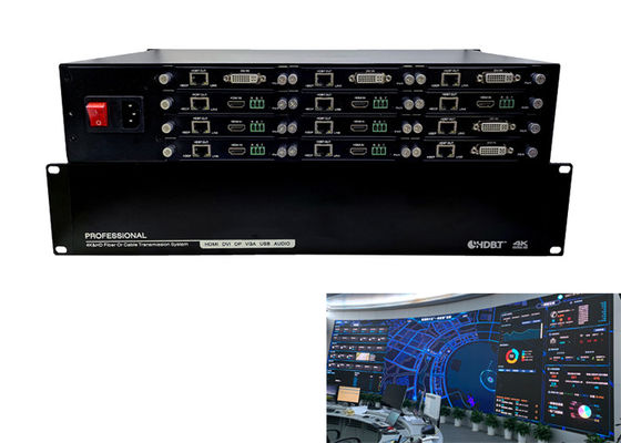 12 supplément Hdbaset d'émetteur des ports HDBT au convertisseur 4k de Hdmi