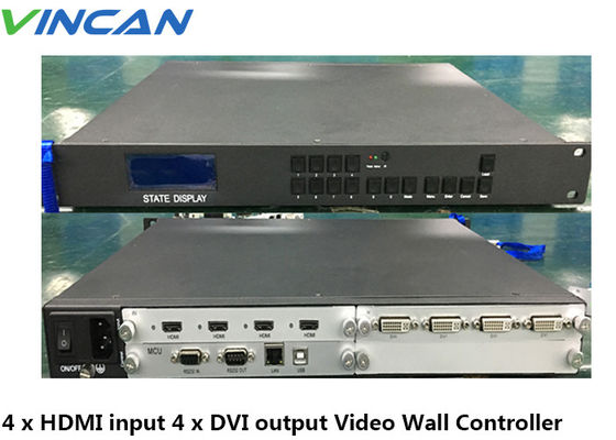 Contrôleur visuel And Processor 1x3 4x4 de mur du film 2x2 3x3 4K Hdmi