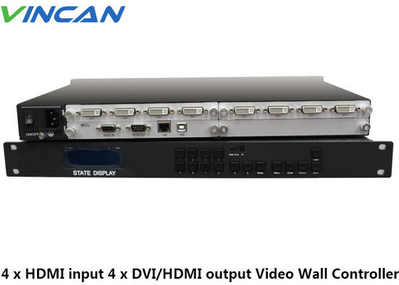 Contrôleur de mur de la vidéo TV de HDMI 2x3 3x3 2x2 4k DIY, diviseur visuel du mur 1x2
