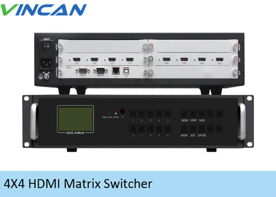 Contrôleur visuel 4x4 HDMI, contrôleur du mur 100VAC de mur de Matrix 3x3 TV