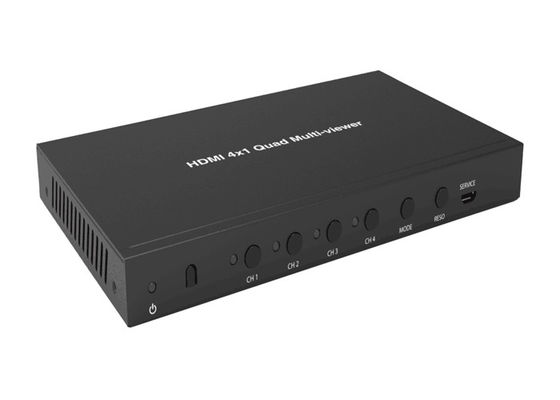 4 entrez le quadruple Multiviewer de Hdmi 4K avec la sortie 1XHDMI et la sortie 1XVGA