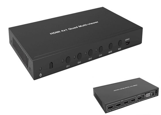 Plein quadruple de 1080P 3D 4k 60hz 4x1 Hdmi Multiviewer avec la fonction sans couture de changeur