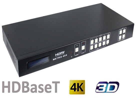 70 mètres et 100 mètres de changeur de 4x4 HDMI Matrix avec le port de sortie de HDBaseT
