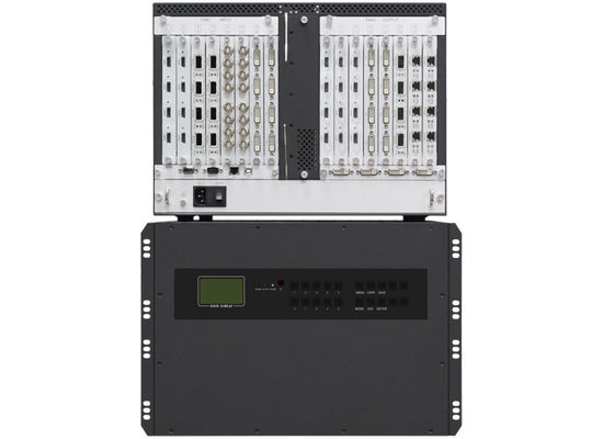 96 canaux entrée et sortie contrôleur de mur vidéo 3x3 Rgb / Yuv444 / Yuv422 / Yuv420