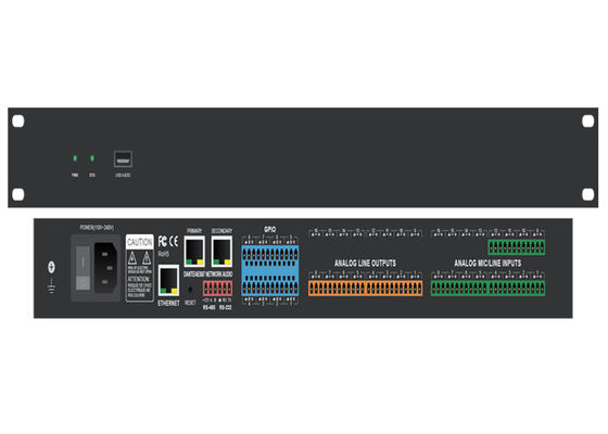 Contrôleur audio Ethernet Dante 8 X XLR/TRS Combo Jacks et processeur ADI SHARC 21489