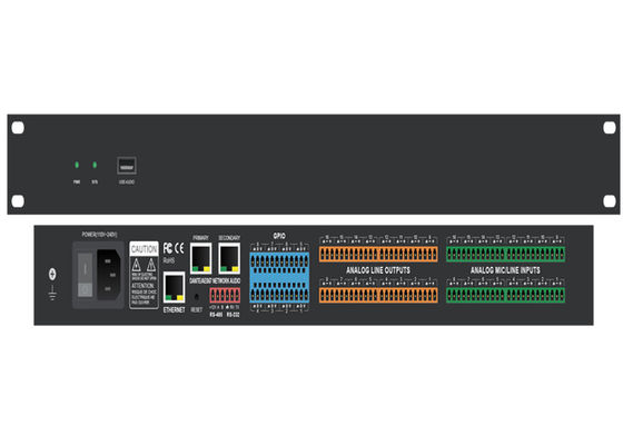 Range dynamique 100dB Dante Contrôleur audio 7,9 X 5,9 X 2,2 Compatible avec Windows et Mac