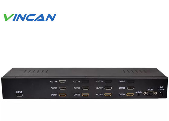 Processeur de paroi vidéo 3x3 4K 60Hz avec sources de signal HDMI VGA et support de contrôleur de paroi vidéo