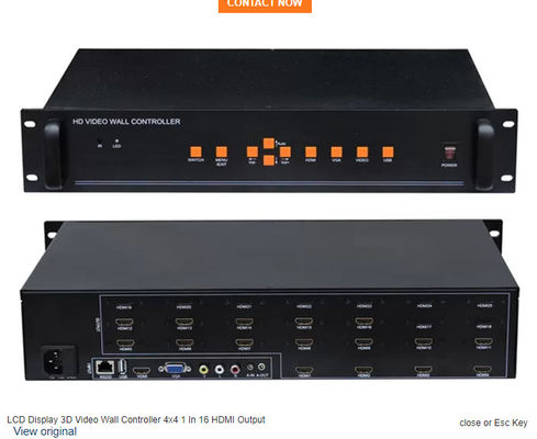 Puissant contrôleur de paroi vidéo HDMI pour les opérations de la salle de contrôle