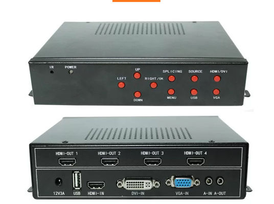 Processeur de paroi vidéo professionnel 4K UHD pour affichage multi-écrans