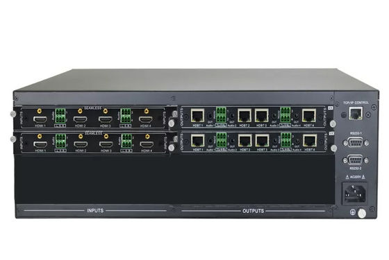 8 x 8 HDMI HDBaseT Matrice avec 8 pièces de 70 mètres récepteurs DVI et sorties de composants