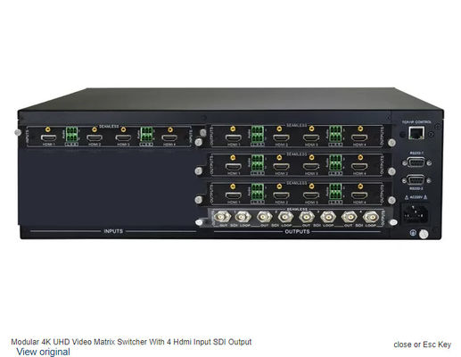 Commutateur de matrice HDMI haute performance - plusieurs entrées/sorties pour un fonctionnement en douceur et sans faille