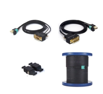 MPO FIBER CABLE DVI Convertisseur de fibre DVI haute performance, 4K@30Hz, 10,2 Gbps