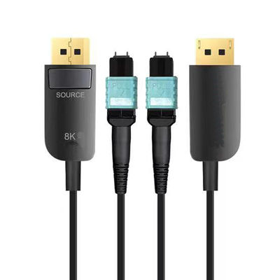 Cable HDMI à fibre optique de transmission longue distance avec connecteur MPO à fibre standard