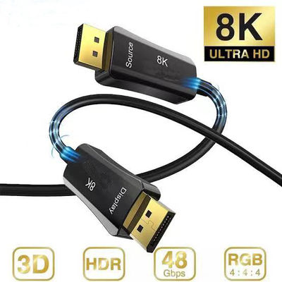Cable MPO à fibre optique pour le port d'affichage - Transmission vidéo 8K haute vitesse
