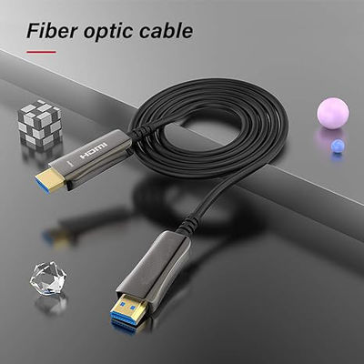 Cable HDMI à fibre optique de haute qualité pour une résolution Ultra HD allant jusqu'à 4K