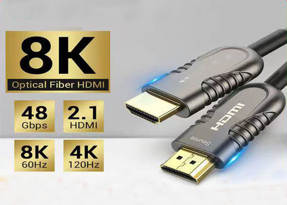 Cable à fibre optique HDMI haute vitesse pour la transmission 4K/8K Ultra HD