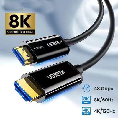Résolution 4K 60Hz HDMI 2.1 câble à fibre avec prise en charge HDR longue distance