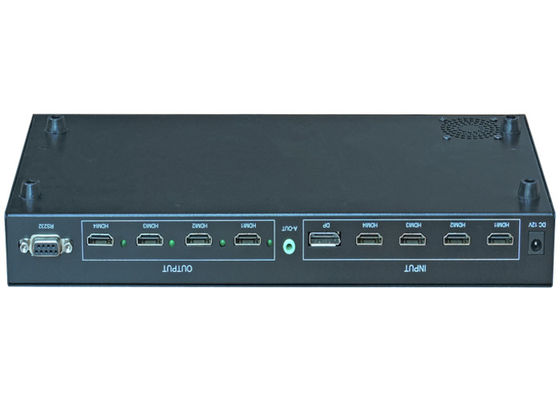Commutateur de matrice vidéo à commutation transparente avec 8 ports d'entrée HDMI et type 8x8