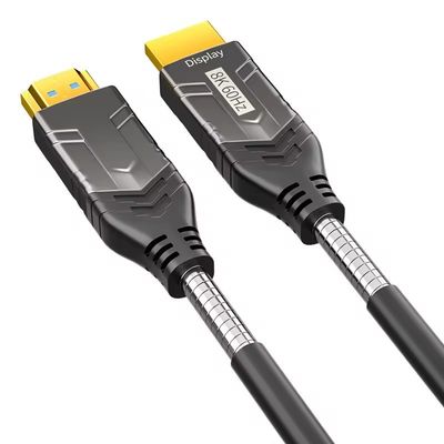 Cable optique HDMI 4K ultra long    Zéro perte de signal, HDR prêt, Plug & Play Design