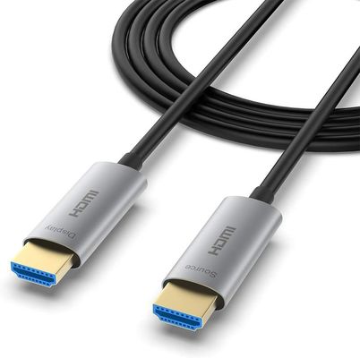 Cable optique à fibre optique professionnel HDMI 1080P avec HDCP V2.3 et taux de rafraîchissement pris en charge 60Hz