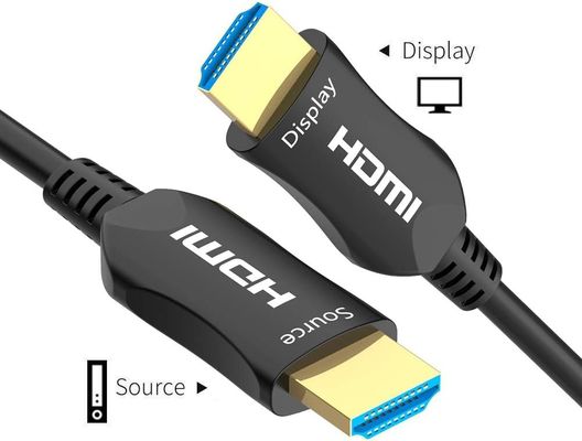 Cable optique à fibre optique 4K HDMI à longue distance, sans perte de signal, prise en charge Ultra HD 60Hz