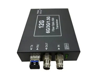 Étendue de fibre optique 12G SDI 4K - Transmission vidéo non compressée pour la diffusion