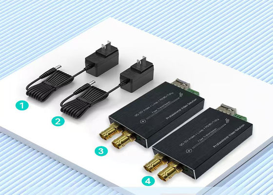 Étendue vidéo optique 12G SDI. Signal 1080p de haute qualité sur fibre optique.