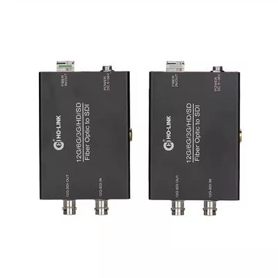 Extendor optique 12G SDI pour les signaux 4K à longue distance sans perte
