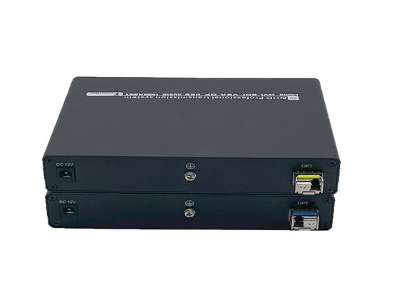 DVI sur fibre d'extension. Vidéo stable et haute définition pour AV et sécurité.