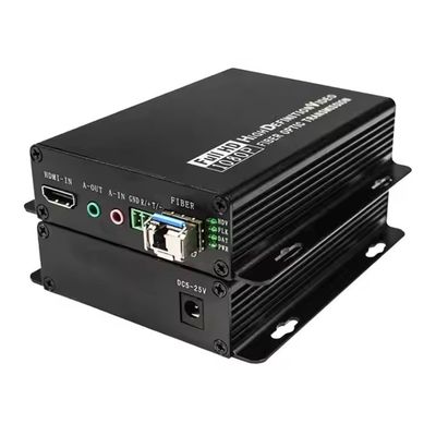 Terminal optique vidéo HD HDMI - 1920x1200@60Hz, étalon à fibres optiques de 20 km,
