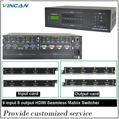 8 dans 8 hors changeur de signal de Digital HDMI de changeur de 22W HDMI Matrix du plein