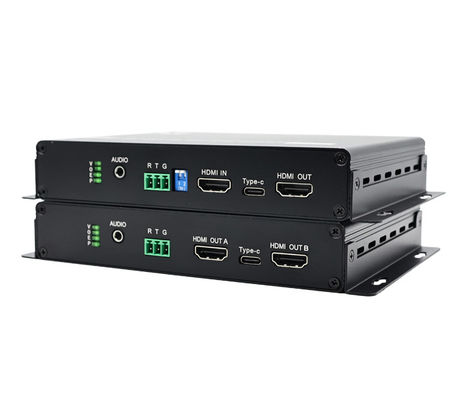 4K HDMI Extendor optique sur fibre 60Hz HDMI 2.0b & 10KM Interface LC