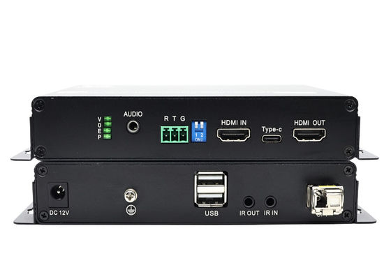 4K HDMI Extendor optique sur fibre 60Hz HDMI 2.0b & 10KM Interface LC