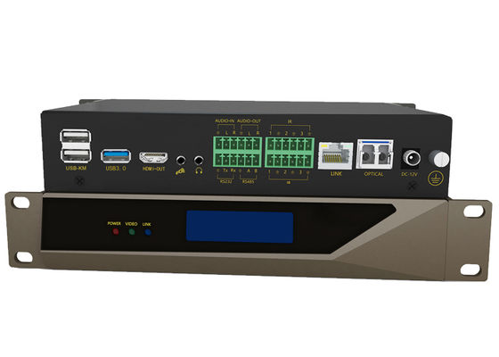 Commutateur matriciel fibre KVM Commutateur matriciel USB 3.0 sur fibre optique KVM