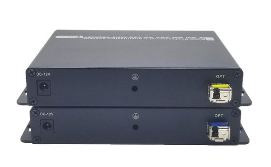 RS232 4k HDMI extender sur fibre optique jusqu'à 20 km de longueur avec port audio séparé