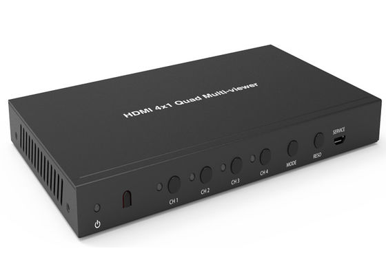 Résolution maximum de vidéo du quadruple 4x1 Multiviewer 1920×1080P 60Hz de HDMI