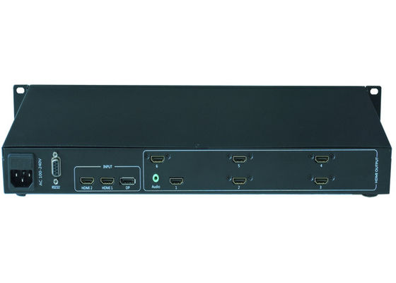 Interface visuelle multi du contrôleur HD15 de mur de l'angle HDMI de moniteurs multi