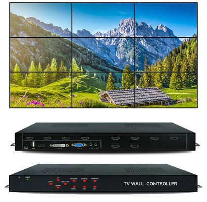Le meilleur processeur de mur de vidéo du contrôleur HDMI de mur de la vidéo TV d'affichage à cristaux liquides du hdmi 3x3 2x3 de format multi