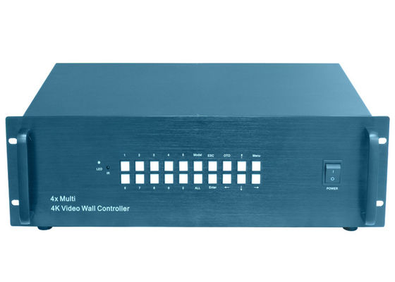 le signal visuel du contrôleur 4 HDMI de mur d'affichage à cristaux liquides de 4K 60HZ a entré la sortie 16