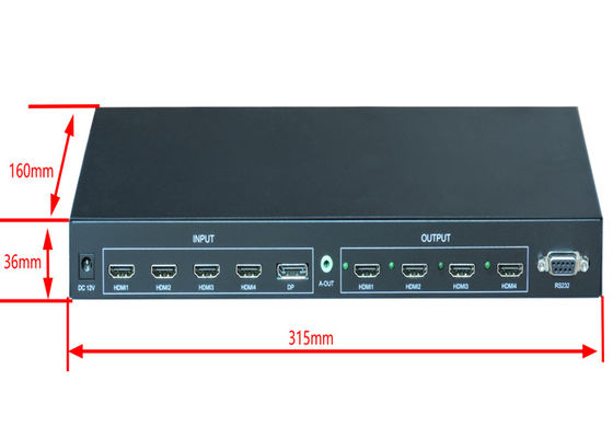 changeur de 4x4 HDMI Matrix